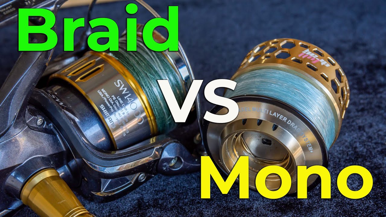 Braid vs Mono - pros and cons for fishing off the rocks