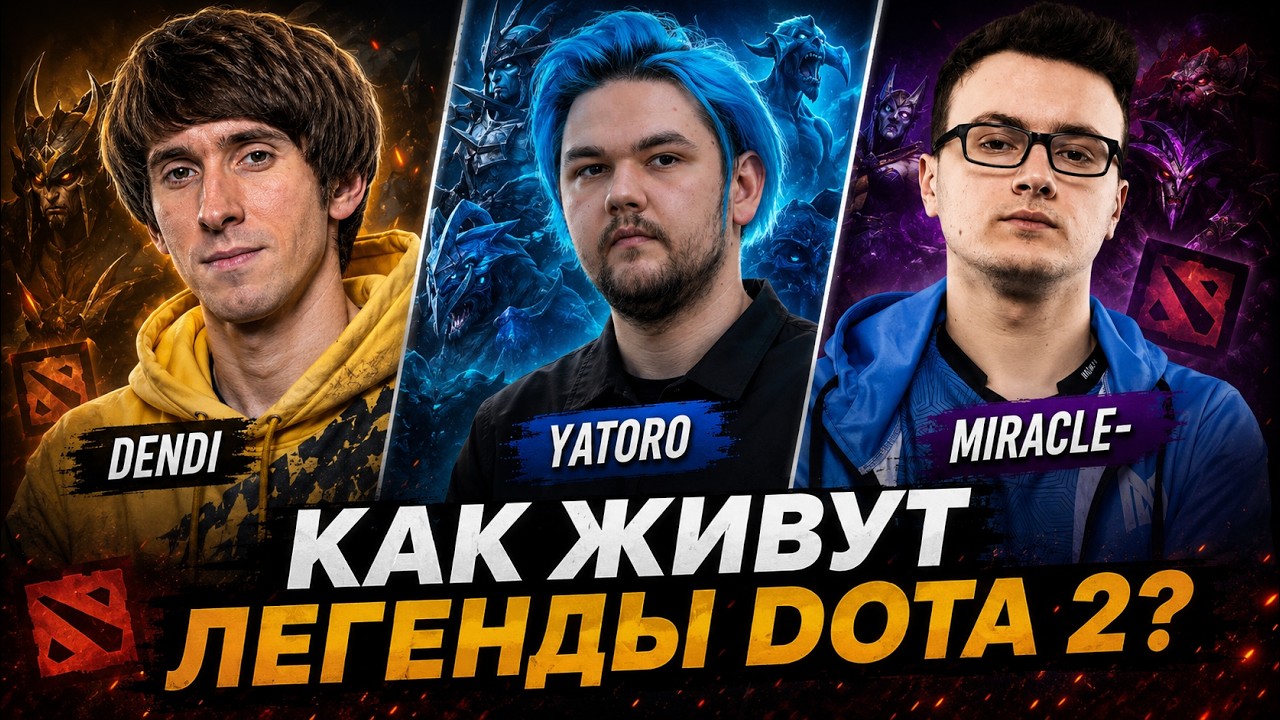 What happened to Dendi, Yatoro, and Miracle in 2026?