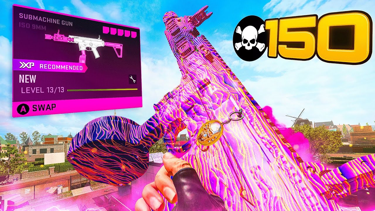 150 Kills w/ NEW ISO 9mm SMG in Warzone 2! 👑 (Vondel Park Warzone)