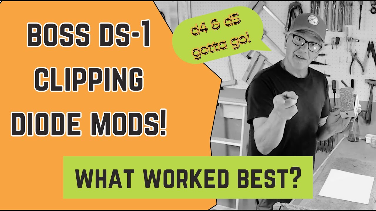 Boss DS-1 Distortion: Easy Clipping Diode Mods!
