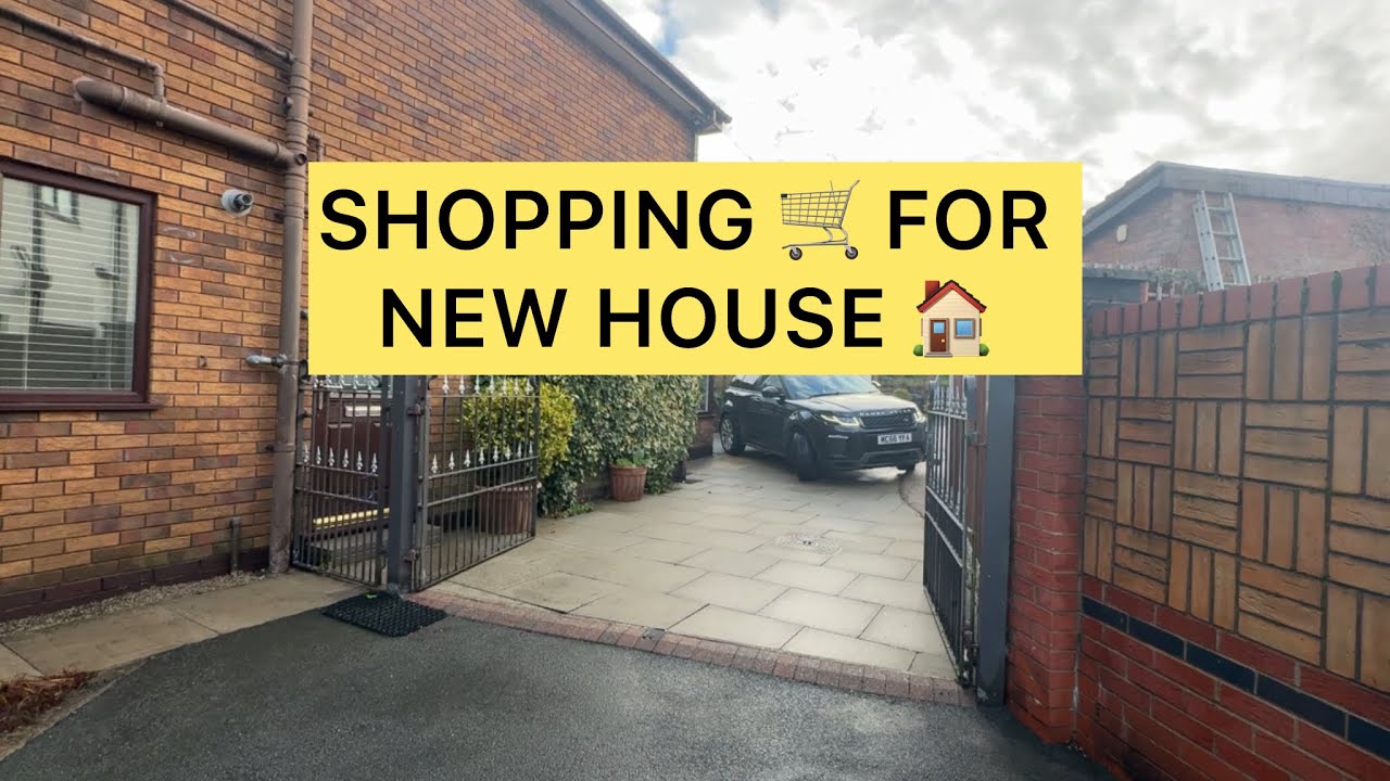 SHOPPING FOR MY NEW HOUSE IN UK ❤️🇬🇧#ukvolgger