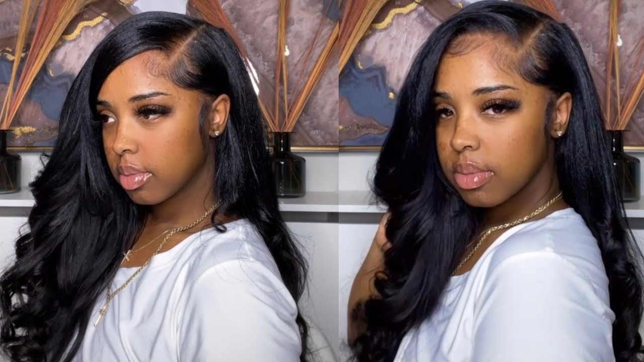 How To : Easy Side Part Quick Weave | Beginner Friendly | Natural Quick Weave
