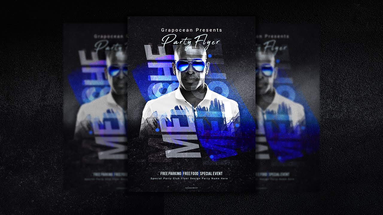How To Make Club Party Flyer Design | Adobe Photoshop Tutorial
