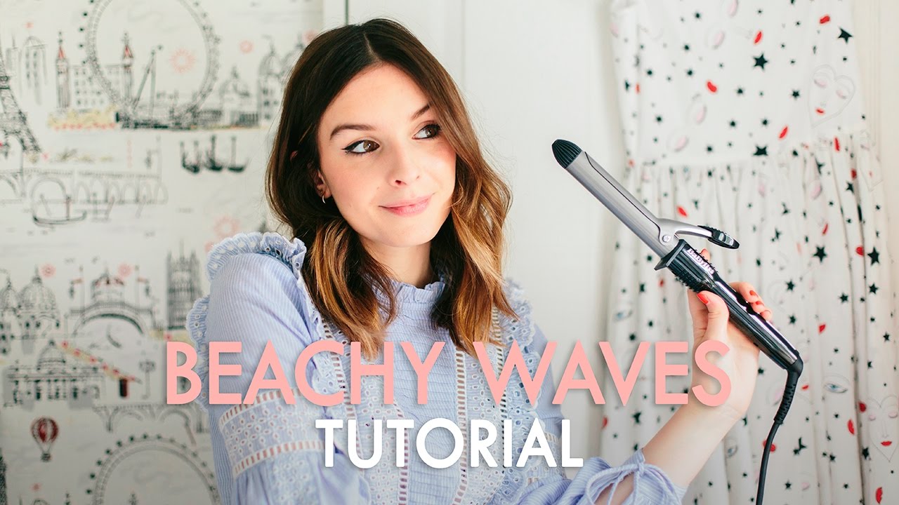 FIVE MINUTE BEACHY WAVES (FOR SHORT(ER) HAIR | What Olivia Did | Ad