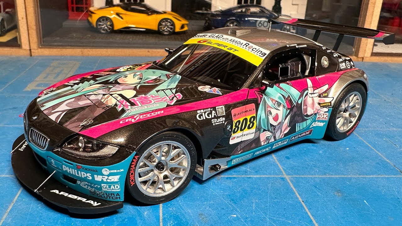 PZY Model BMW Z4 Hatsune Miku 2008 GT3 Studie GLAD Part 4 Final