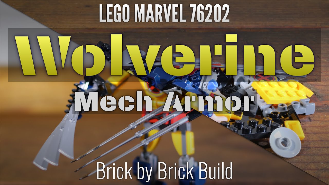 LEGO MARVEL Wolverine Mech Armor 76202: Brick by Brick speed build