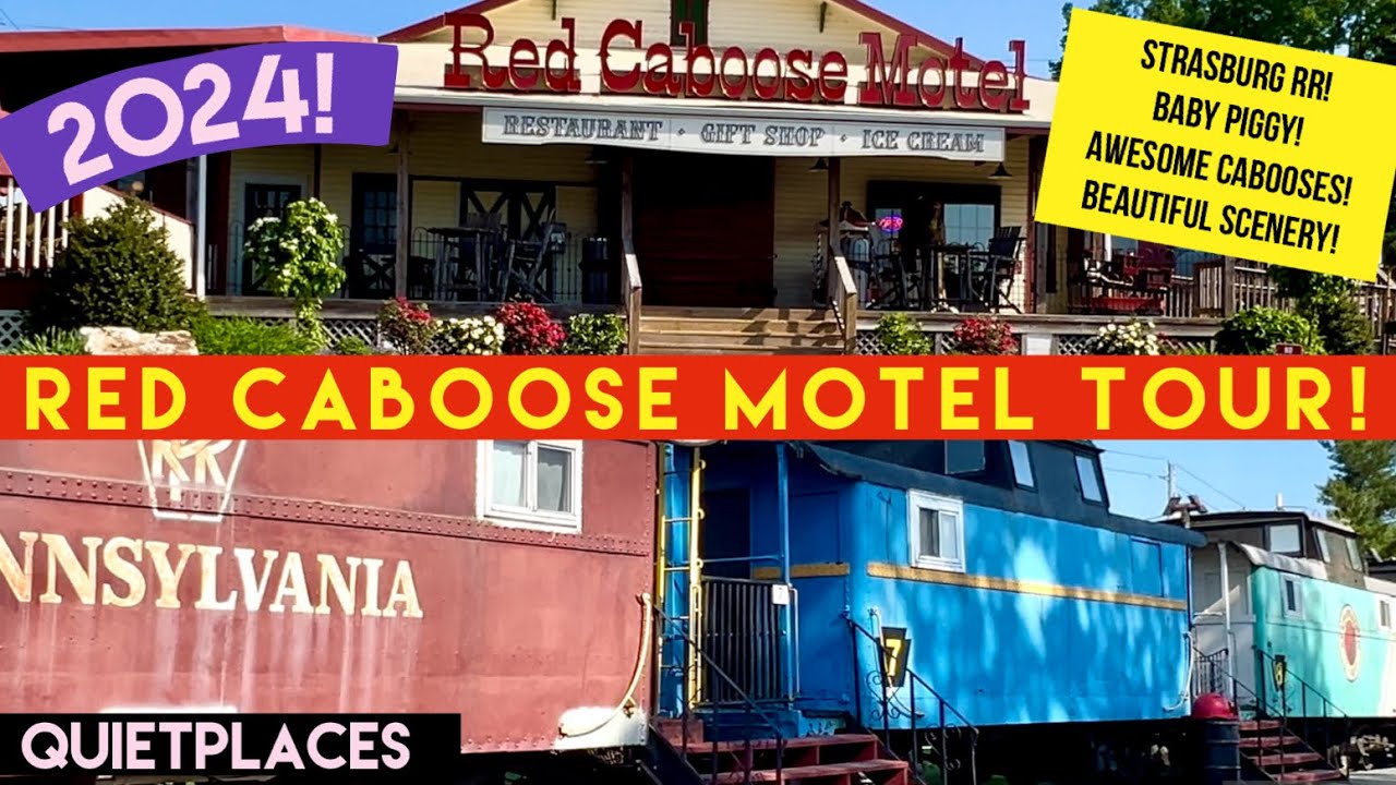 Red Caboose Motel Tour! A Must Do in Lancaster County! Summer 2024!
