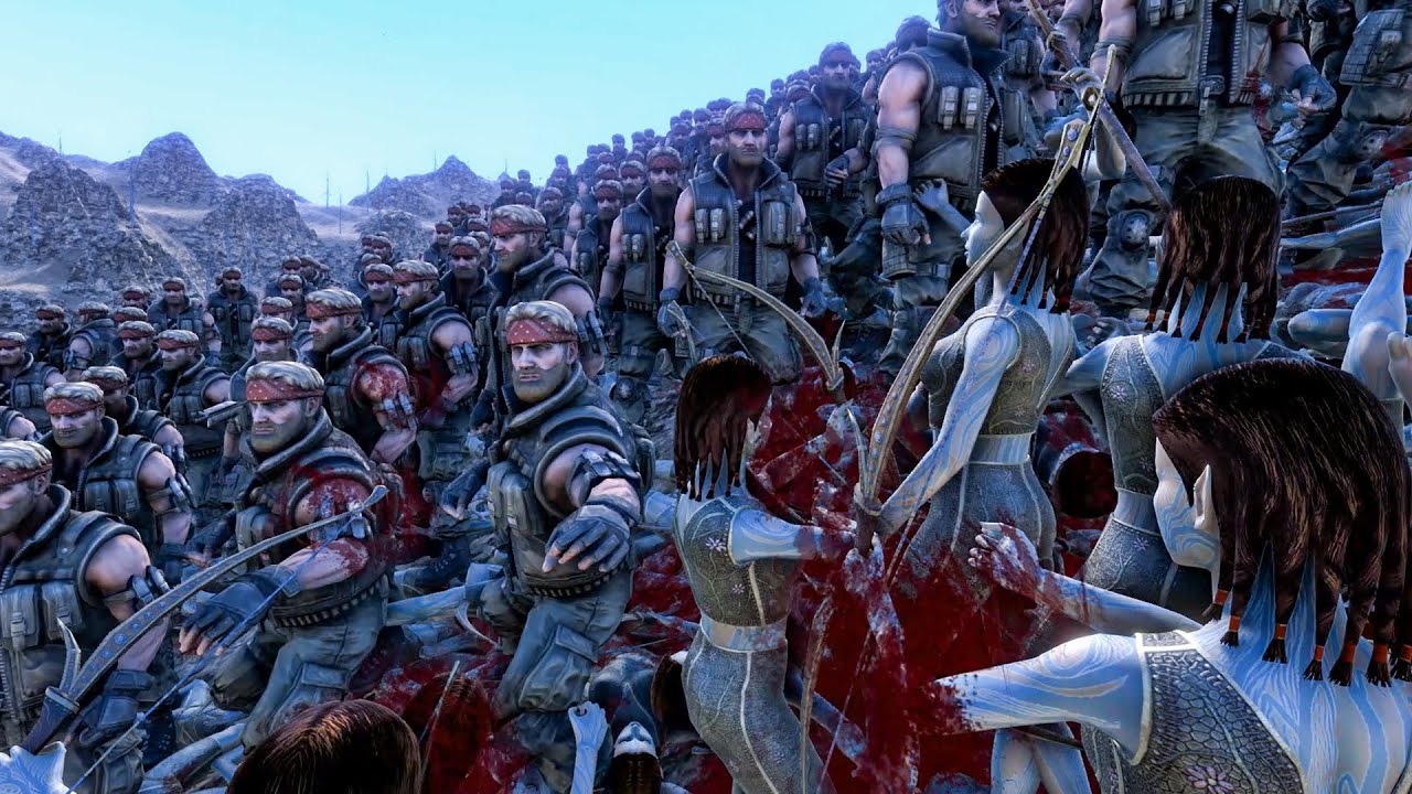 585000 Chunk Norriss VS 685000 Elven Archers  - Ultimate Epic Battle Simulator 2 UEBS 2