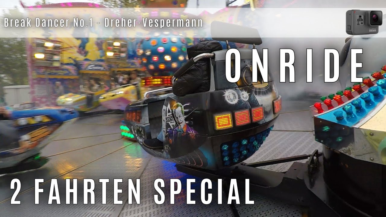 Break Dancer No.1 - Dreher-Vespermann (Onride 2 Fahrten Special) ► Herbstwoche in Lippstadt 2022│MGX