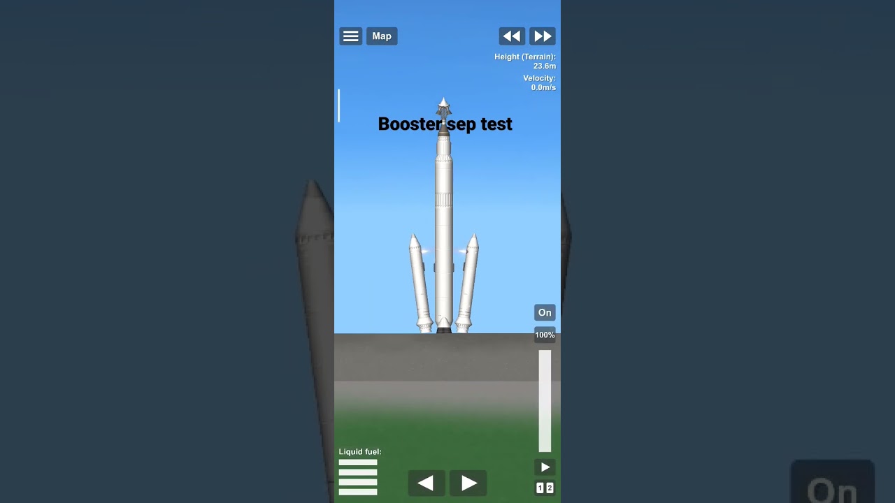 SLS BLOCK 1B booster sep test