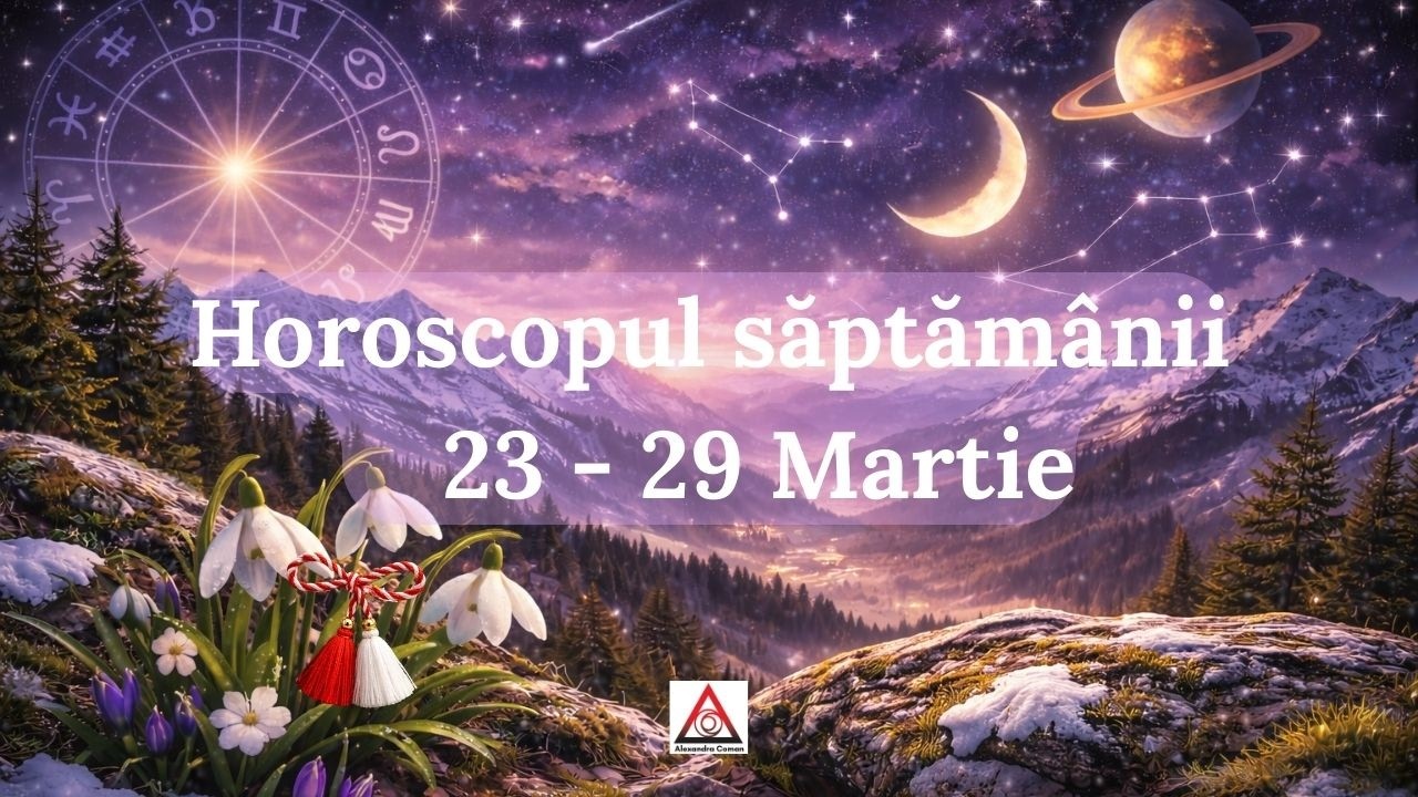 Horoscopul Saptamanii 23 - 29 Martie 2026 | Alexandra Coman