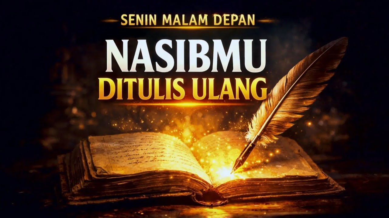 SIAPKAN DIRI! Senin Malam Depan (Malam Nisfu Sya'ban), Inilah Cara Merubah Takdir 