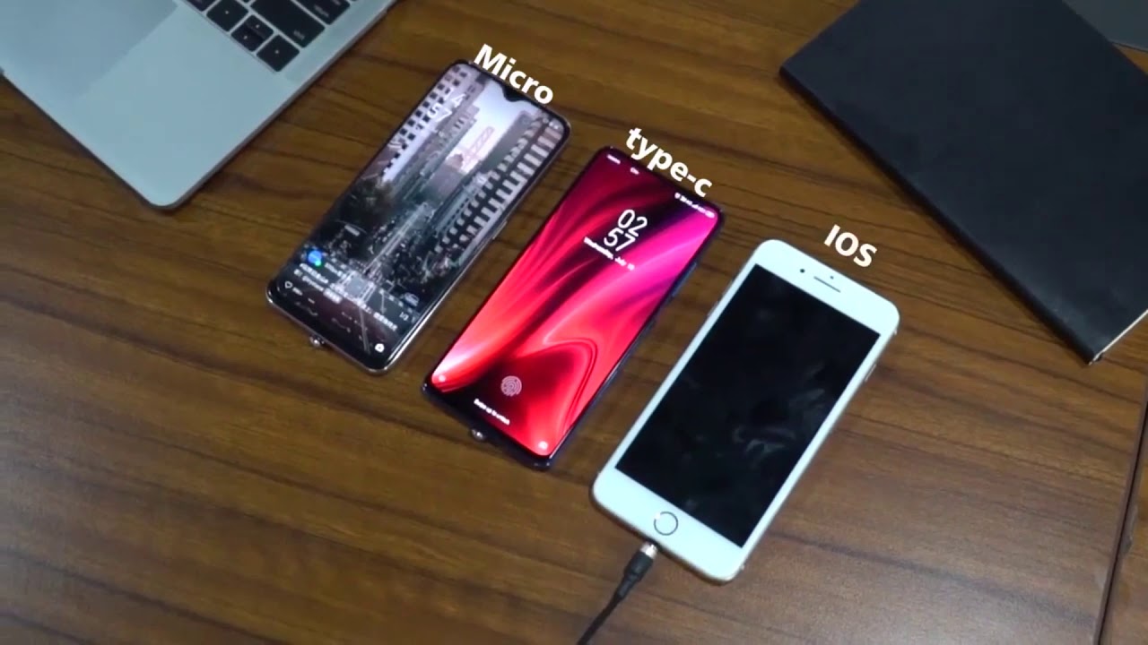 Video Кабель USBMicro USB Type C Lightning магнитный, Amaze, Склейка рекламы