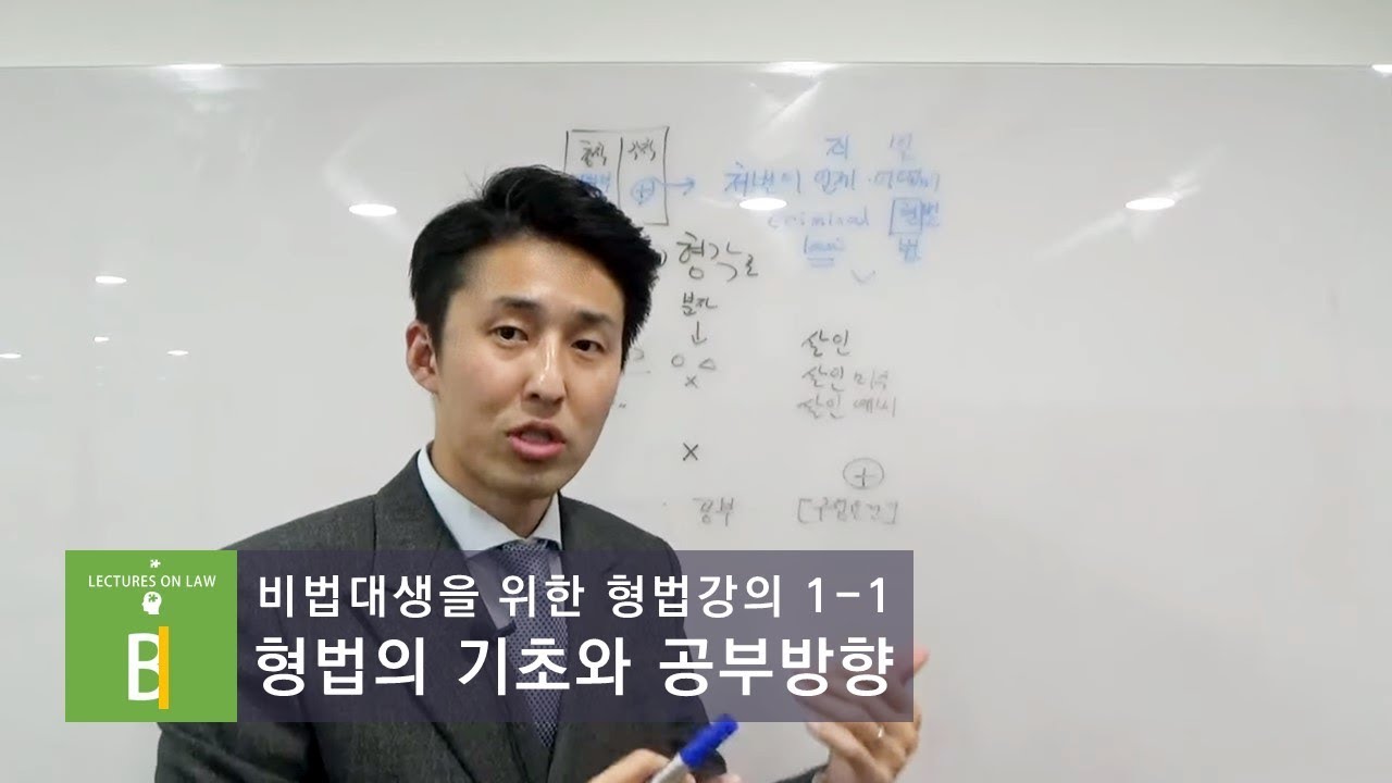 비전공자를 위한 기본강의 형법 1-1 : 형법의 체계와 공부방향