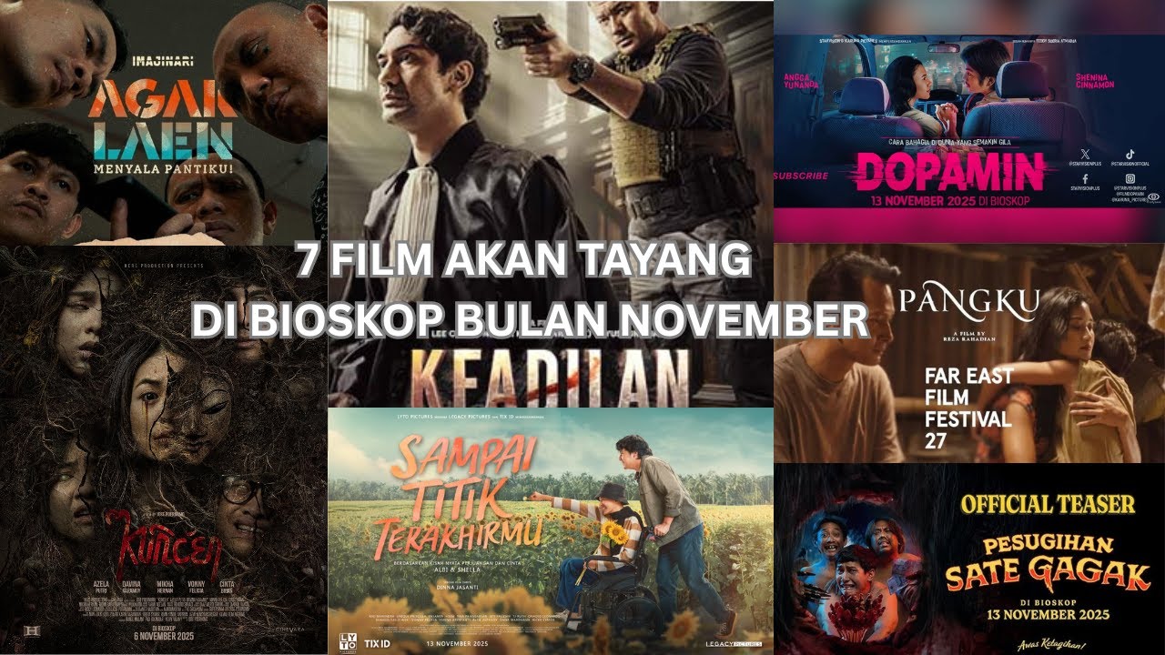 WAJIB TONTON! 7 Film Paling Dinanti yang Siap Guncang Bioskop November 2025!