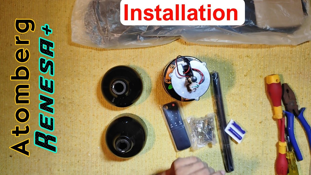 Atomberg Renesa Plus Ceiling Fan installation | How to Install Atomberg Renesa+ BLDC Fan