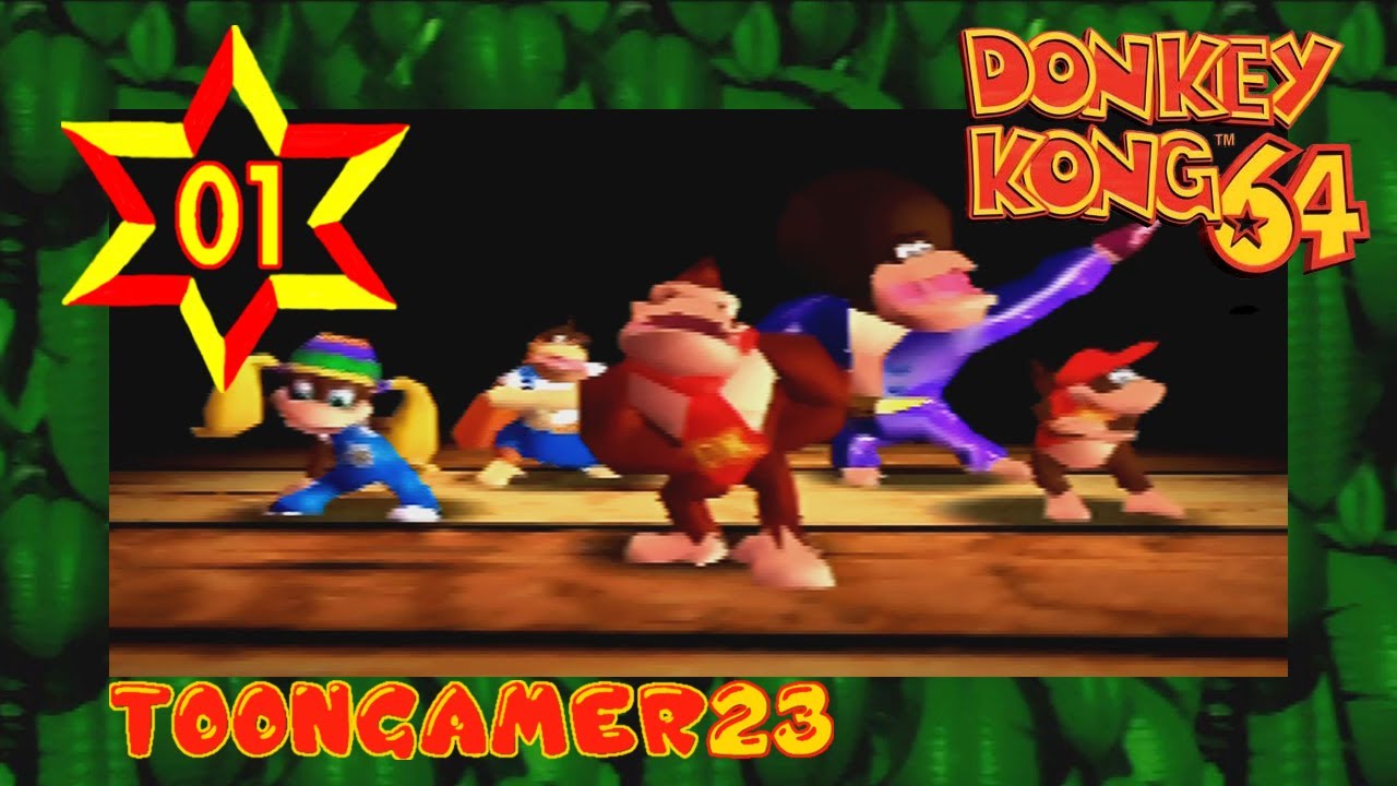 Let's Play Donkey Kong 64 Part 1 - The Kongs are Back in Town!