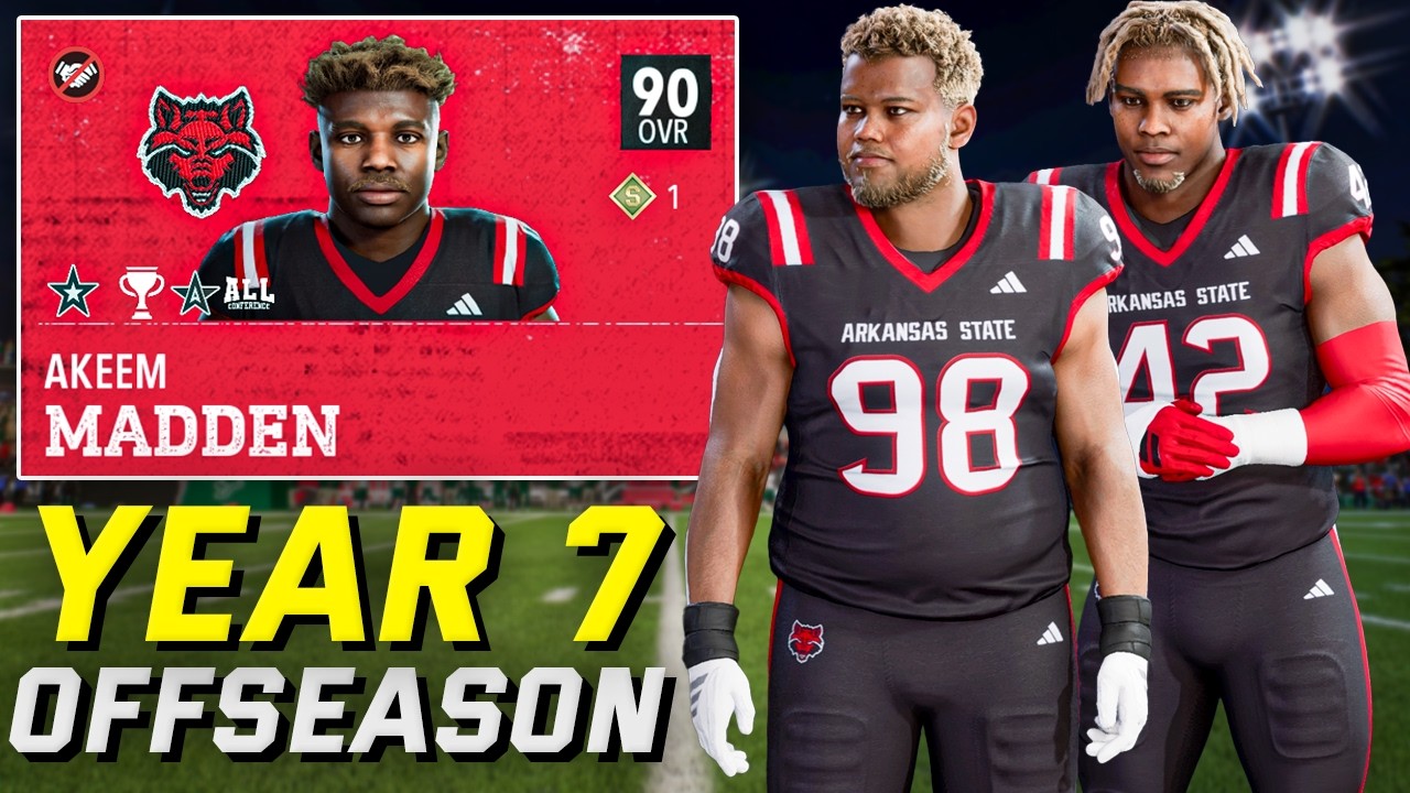Which Stars Come Back for Another Run? (Year 7 FULL Offseason)| College Football 26 Dynasty | 64