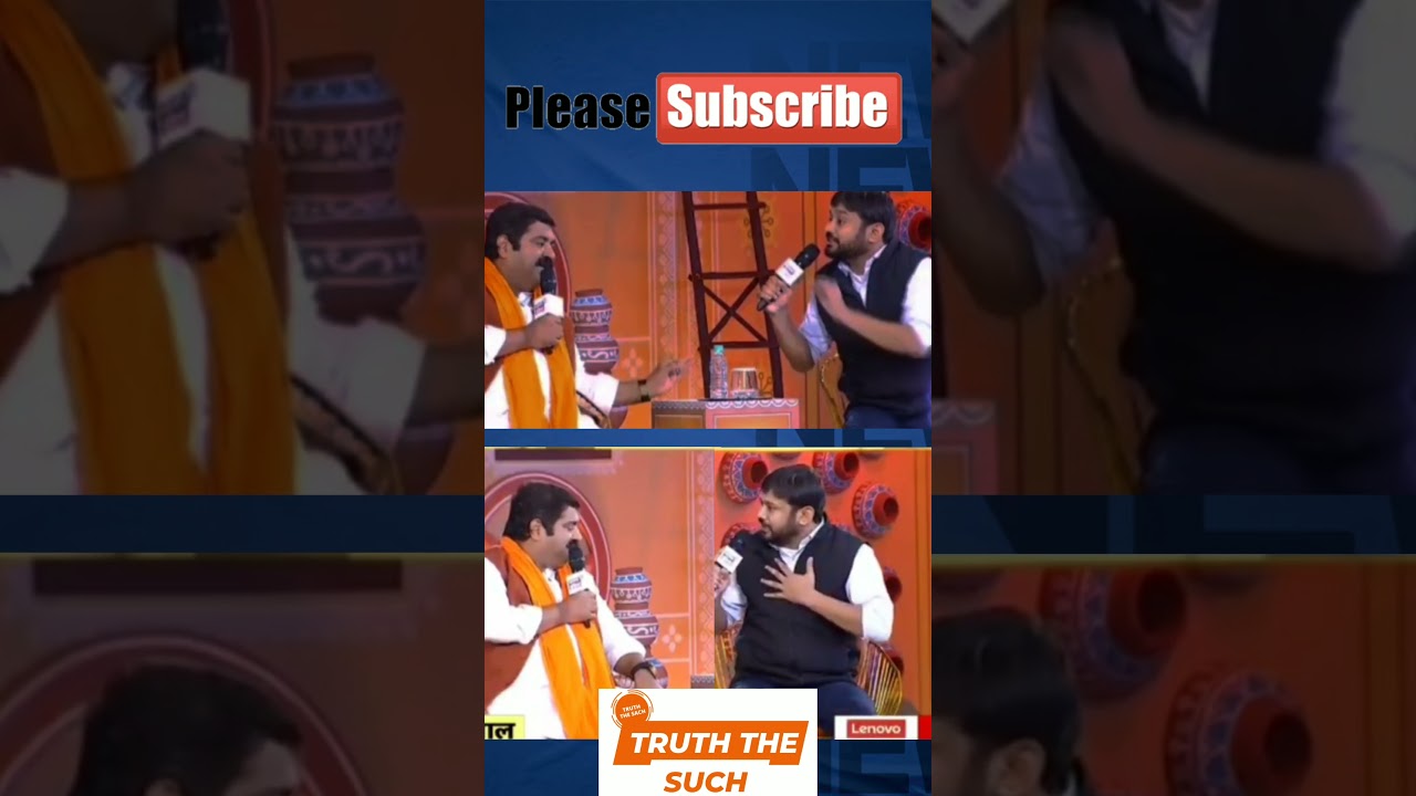 Kanhaiya Kumar Debate with BJP Leader | Kanhaiya Kumar Debate Latest | #shorts #youtubeshorts