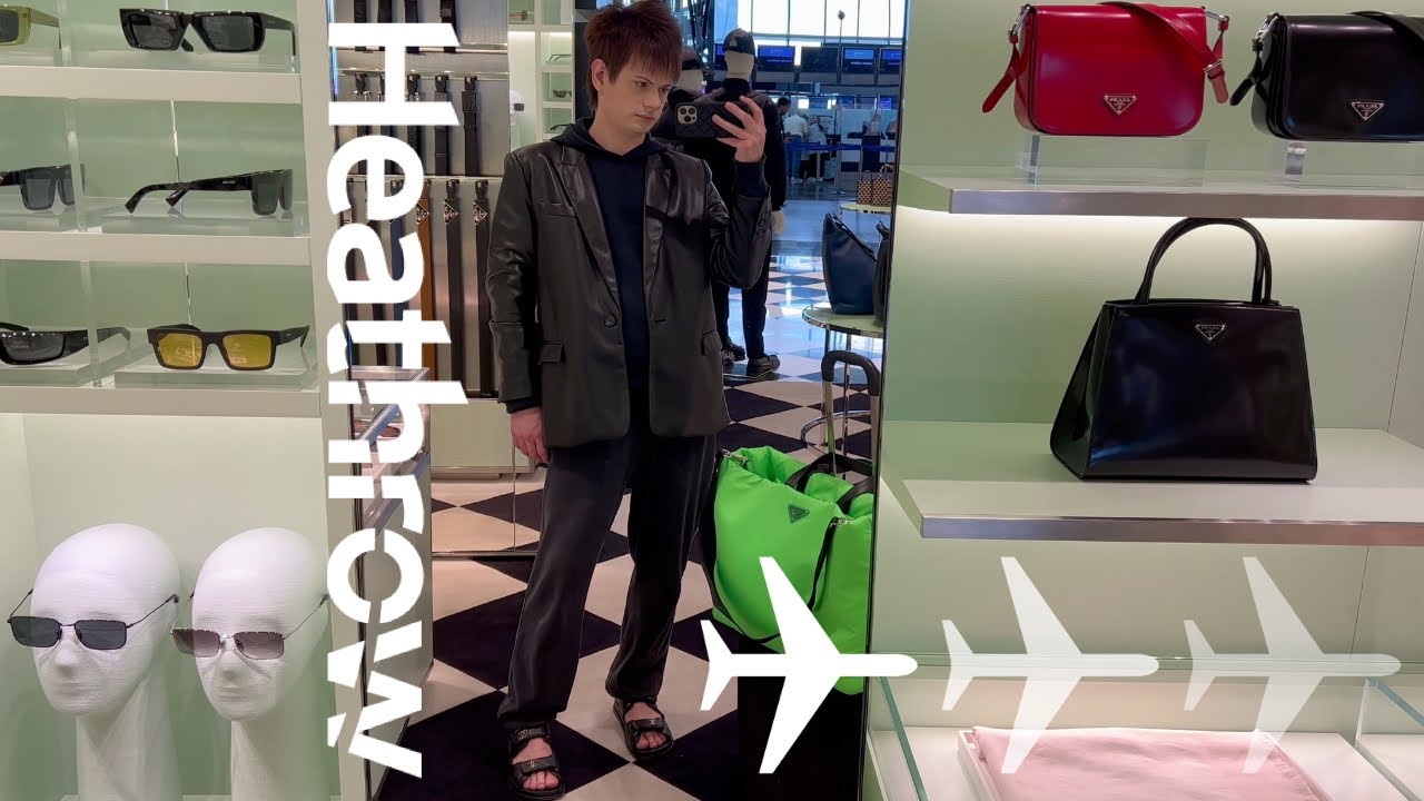 HEATHROW TERMINAL 5 LONDON DUTY FREE LUXURY SHOPPING VLOG BA BUSINESS CLASS LAS VEGAS TRIP DAY 1