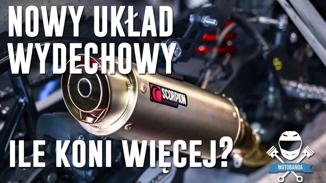 Zmiana Układu Wydechowego - Ile mocy to daje? Jedziemy na hamownię ze Scorpionem!