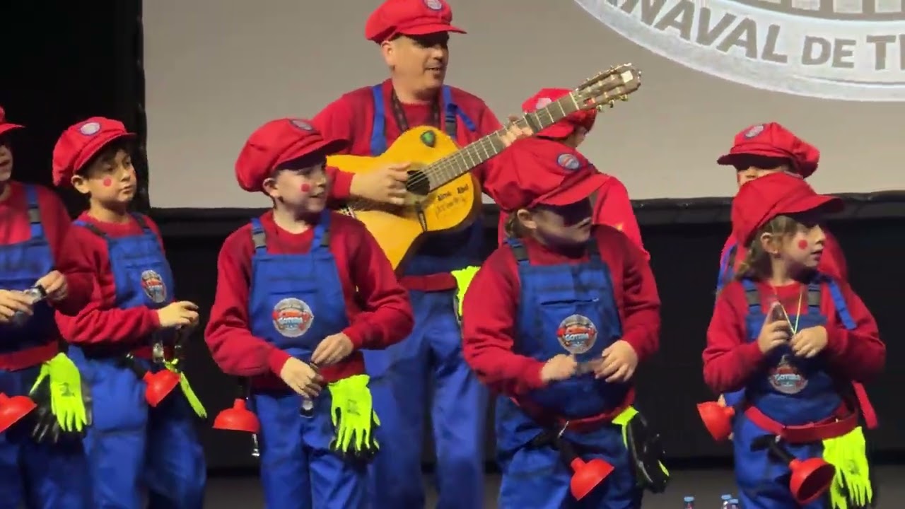 Chirigota infantil Escuela taller chiri gotera. Festival de Agrupaciones Locales 2026 de Trebujena 