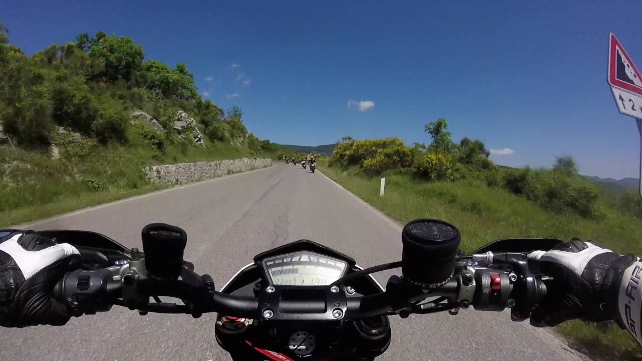 Hypermotard 1100 evo sp on board passo dello Spino