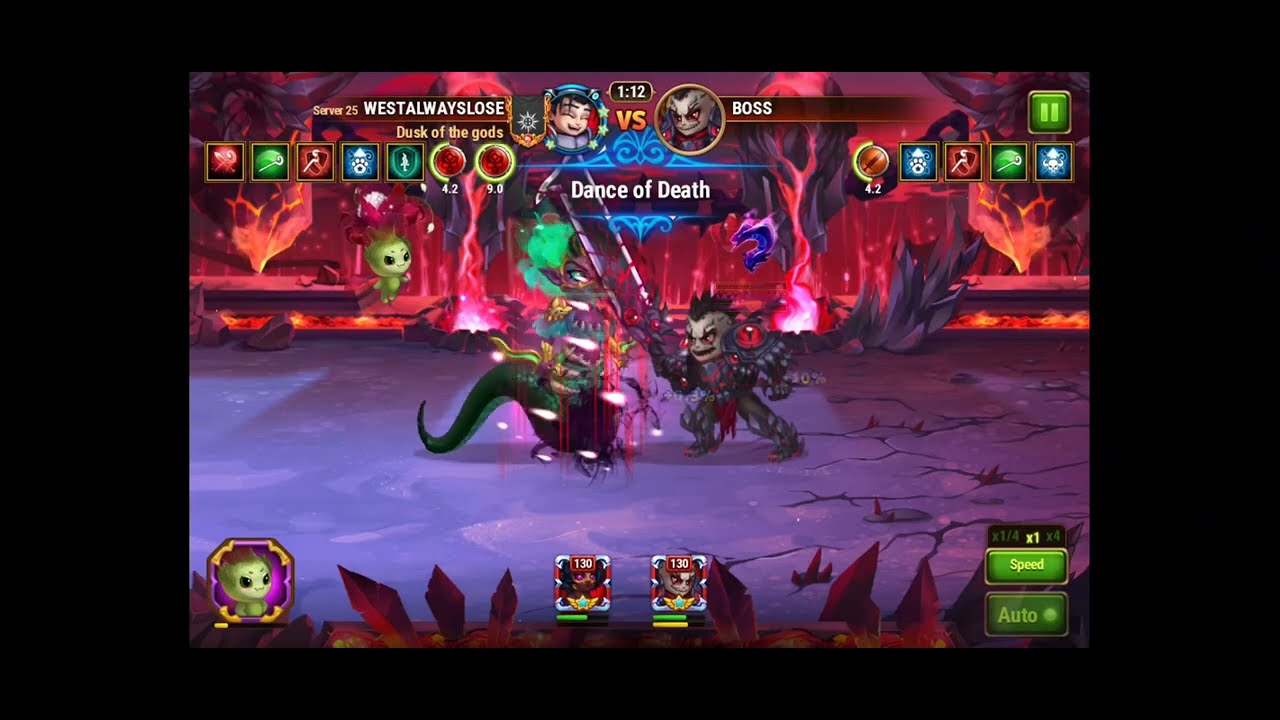Yasmine solo and one-shot adventure 13 boss (map 9) #herowars