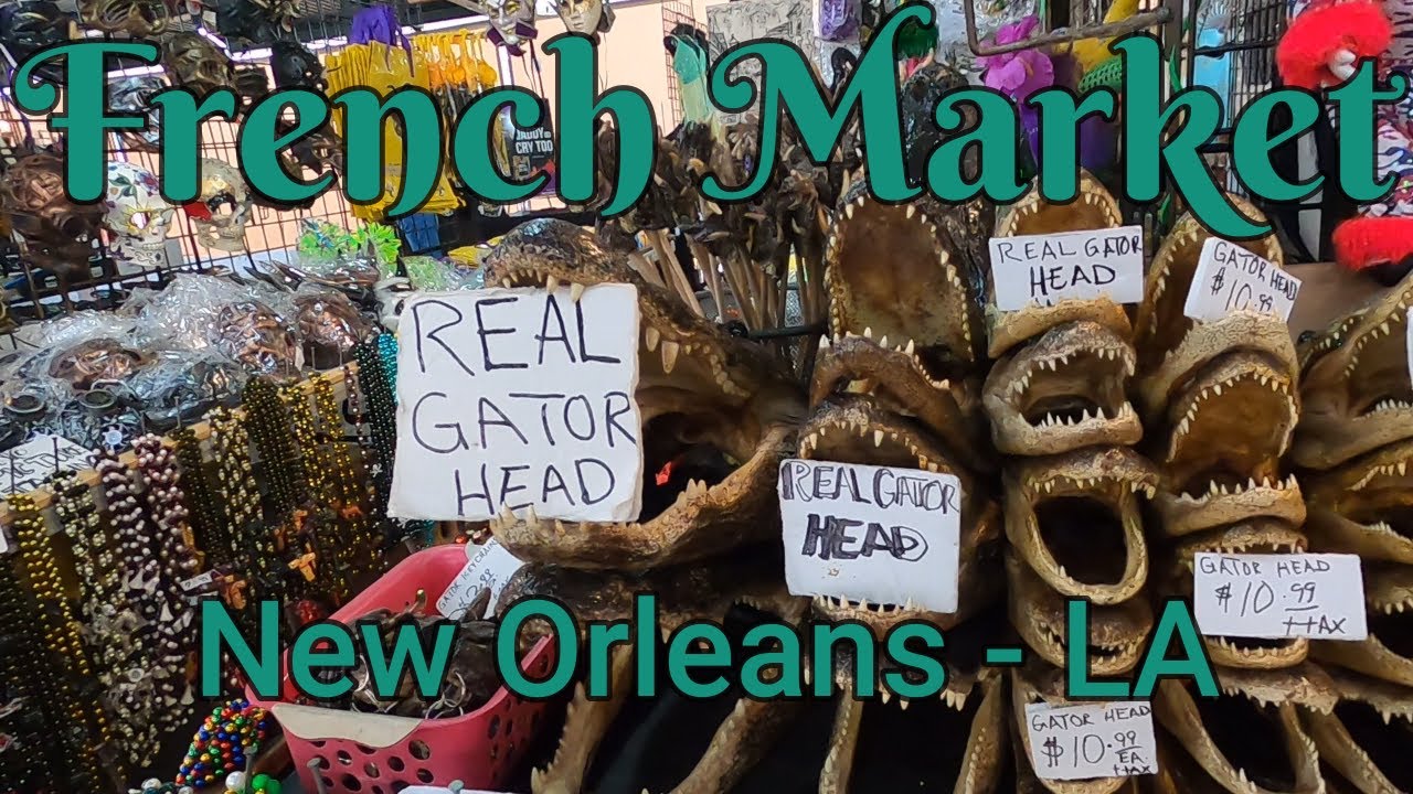 🥦🌭French Market Tour | French Quarter | New Orleans, LA