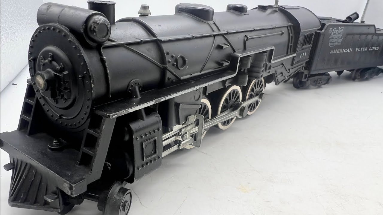 American Flyer New York New Haven and Hartford Railroad Steam Locomotive 293 proof of life video 