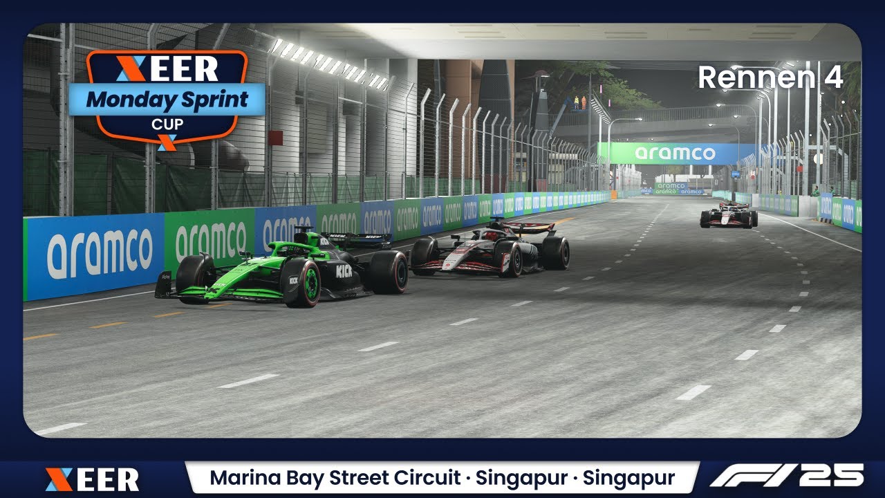 F1 25 - Monday Sprint Cup Seasion 10 - Rennen 4 Singapur | European Elite Racing