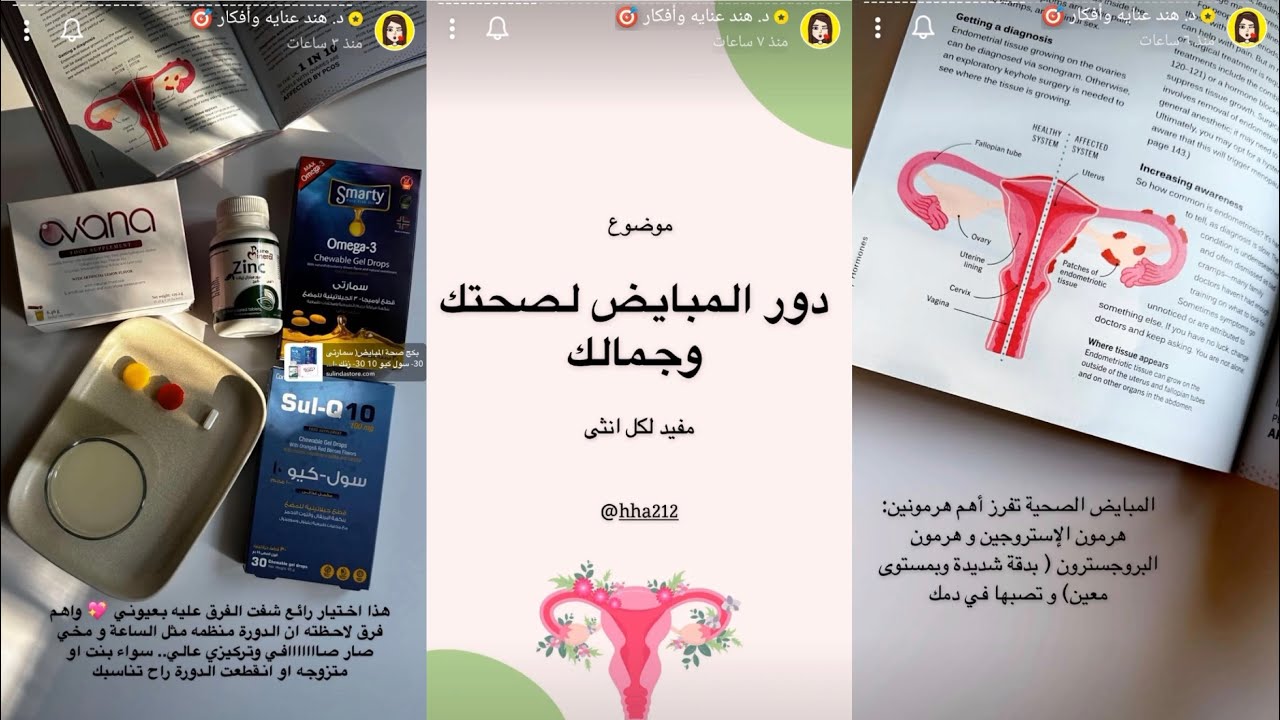 موضوع دور المبايض لصحتك وجمالك مفيد لكل انثى | د.هند عنايه وأفكار 🎀