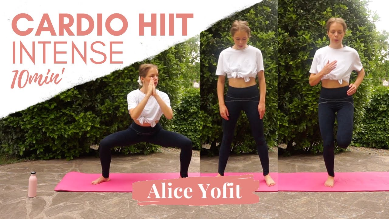 Séance Yofit CARDIO HIIT 10 minutes : BRÛLE-GRAISSE INTENSE !