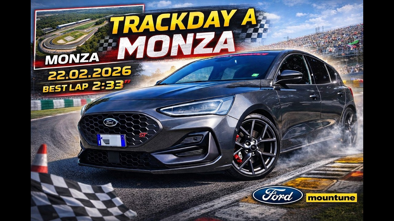 TRACK DAY MONZA - 22.02.2026 - FOCUS ST MK4.5 MOUNTUNE M330 - BEST LAP 2:33'' - INTERO TURNO