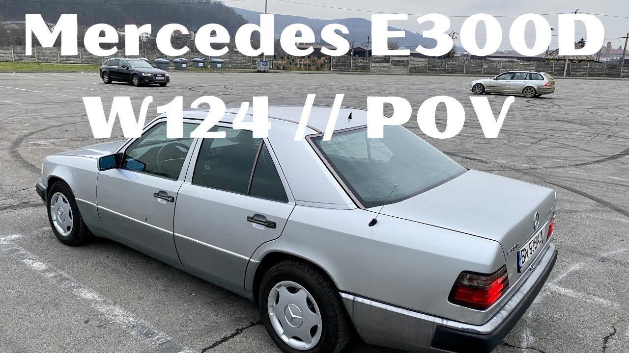 1993 Mercedes E300D W124 OM606 Drone // Driving POV