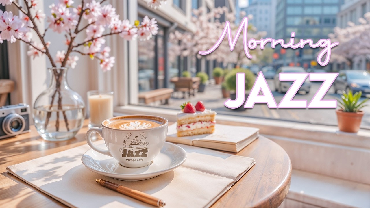 Spring Morning Jazz ☕ Elegant City Jazz Café & Soft Bossa Nova for Focus & Relaxation