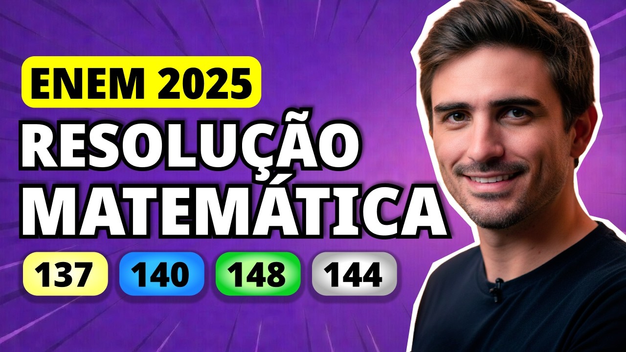ENEM 2025 Matemática – Questão 137 (Caderno Amarelo) | Porcentagem e Concentração de Solução