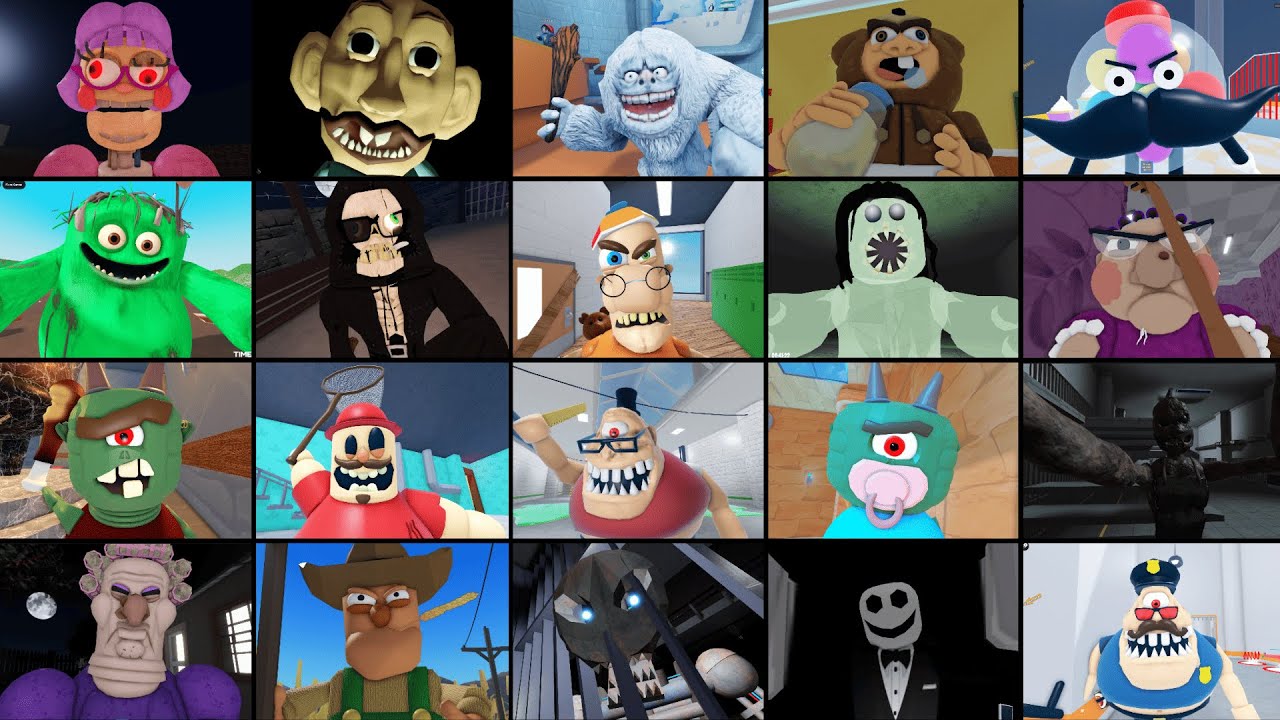 ESCAPE MISS ANI TRON, TEAM DENTIST ESCAPE, SCARY DOLL CURSE, STINKY'S DETENTION, ROBLOX JUMPSCARE'S