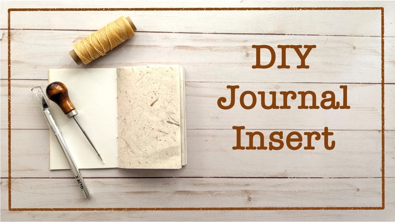 DIY Journal Insert | Passport Size Traveler's Notebook