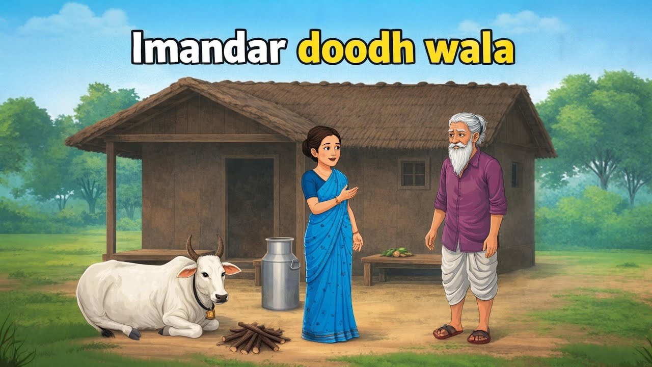 “दूधवाले की मेहनत” ll Hindi story ll