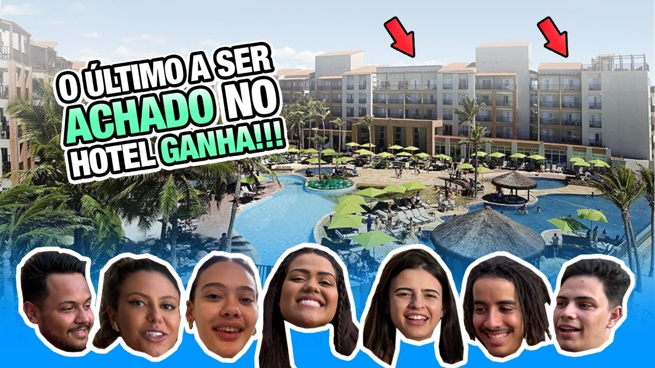 O ÚLTIMO A SER ACHADO NO HOTEL GANHA!!!