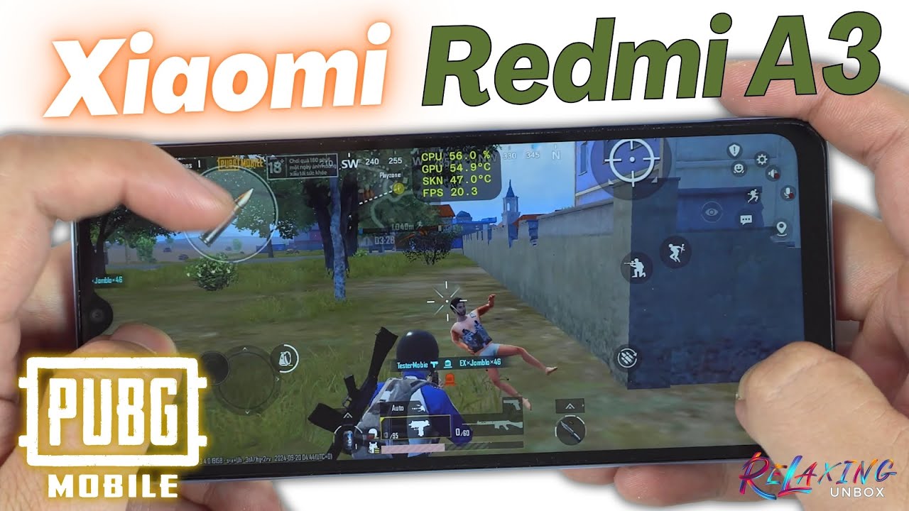 Xiaomi Redmi A3 PUBG Gaming review | FPS & Battery Drain test