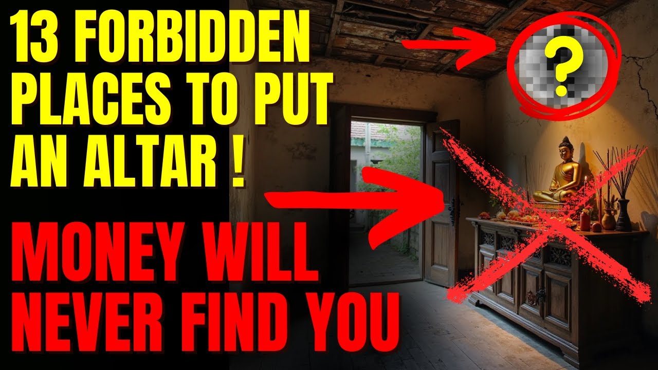 13 Forbidden Spots to Place Your Altar and Sacred Items – Blocking Your Life And Fortune