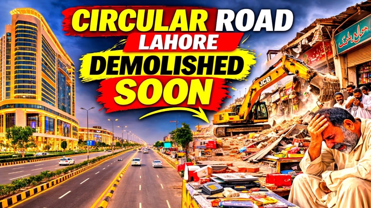 Circular Road Lahore Operation ll Demolish Totally Shops Markets under Lahar Project ll WCLA