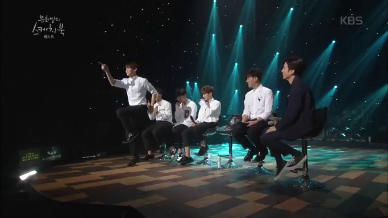 유희열의 스케치북 - 비스트 데뷔초 ＇Mystery＇ 춤추고 나서 민망함에 어쩔줄 몰라.20160722