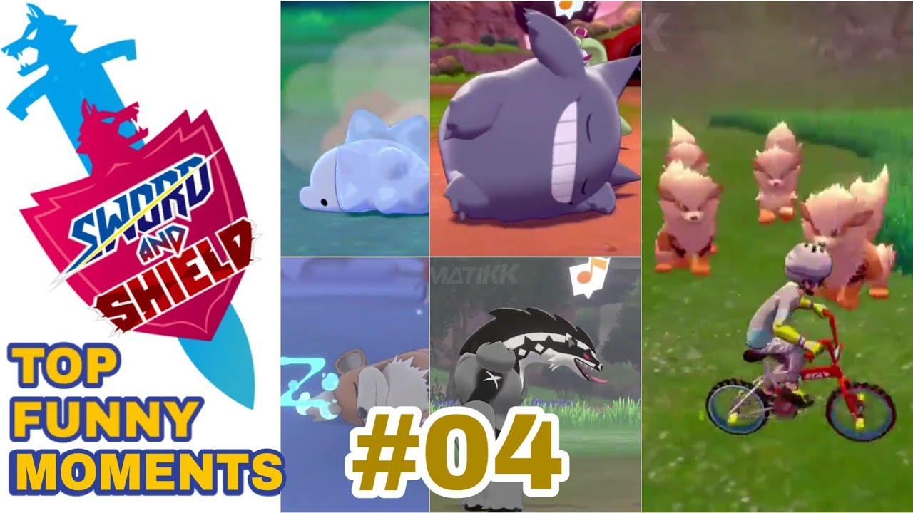 PART 04 Pokemon Sword and Shield TOP FUNNY & CUTE MOMENTS COMPILATION