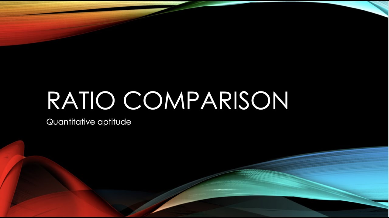 How to compare Ratios - an interesting approach