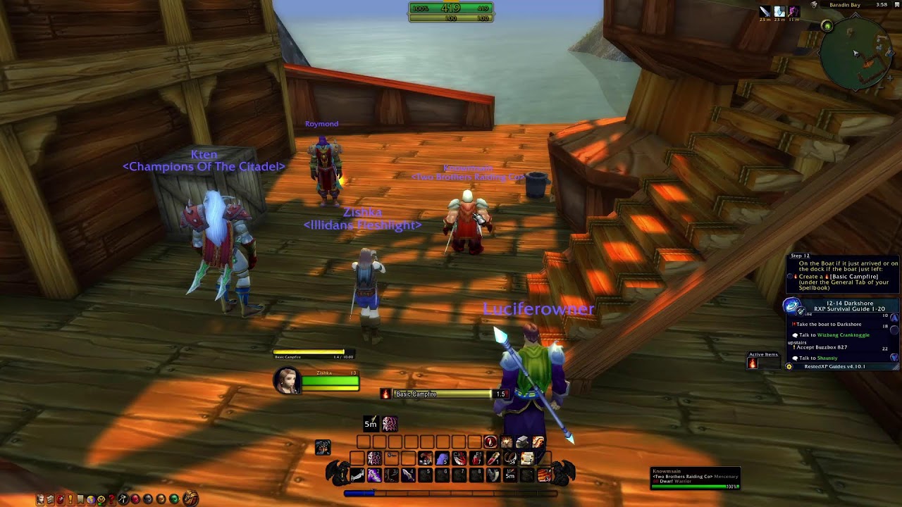 Starting WoW TBC Classic! 1 to 70 DAY 3! Small stop in Dun Morog and, to DarkShore!