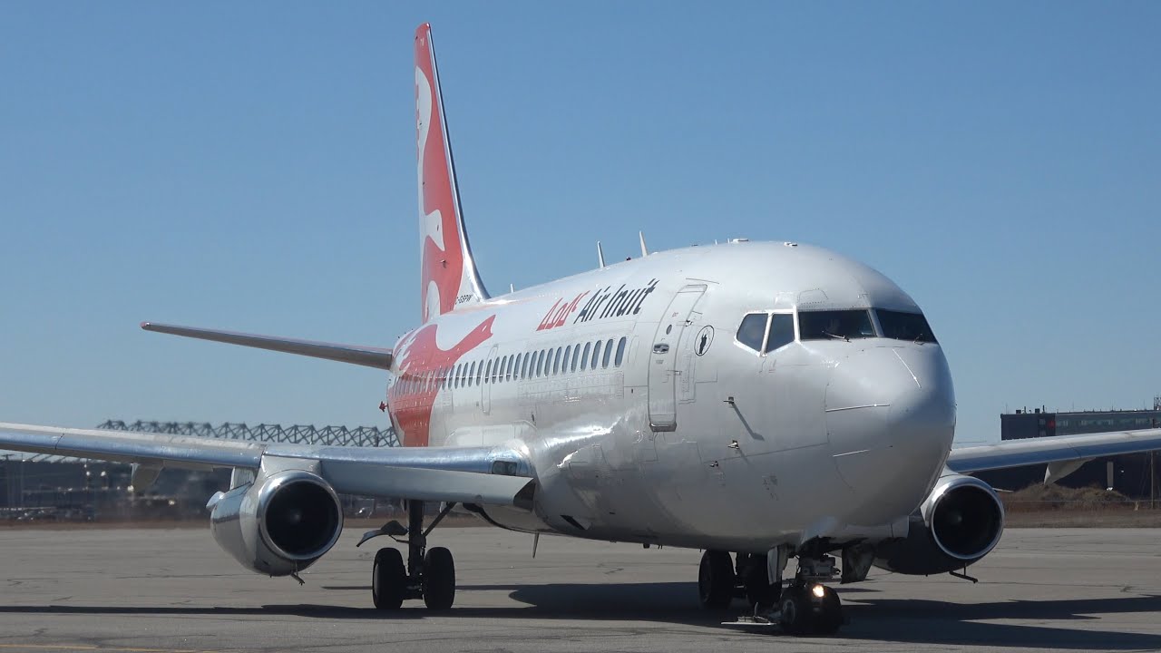Air Inuit Boeing 737-200 Start Up & Take Off Montreal YUL Airport