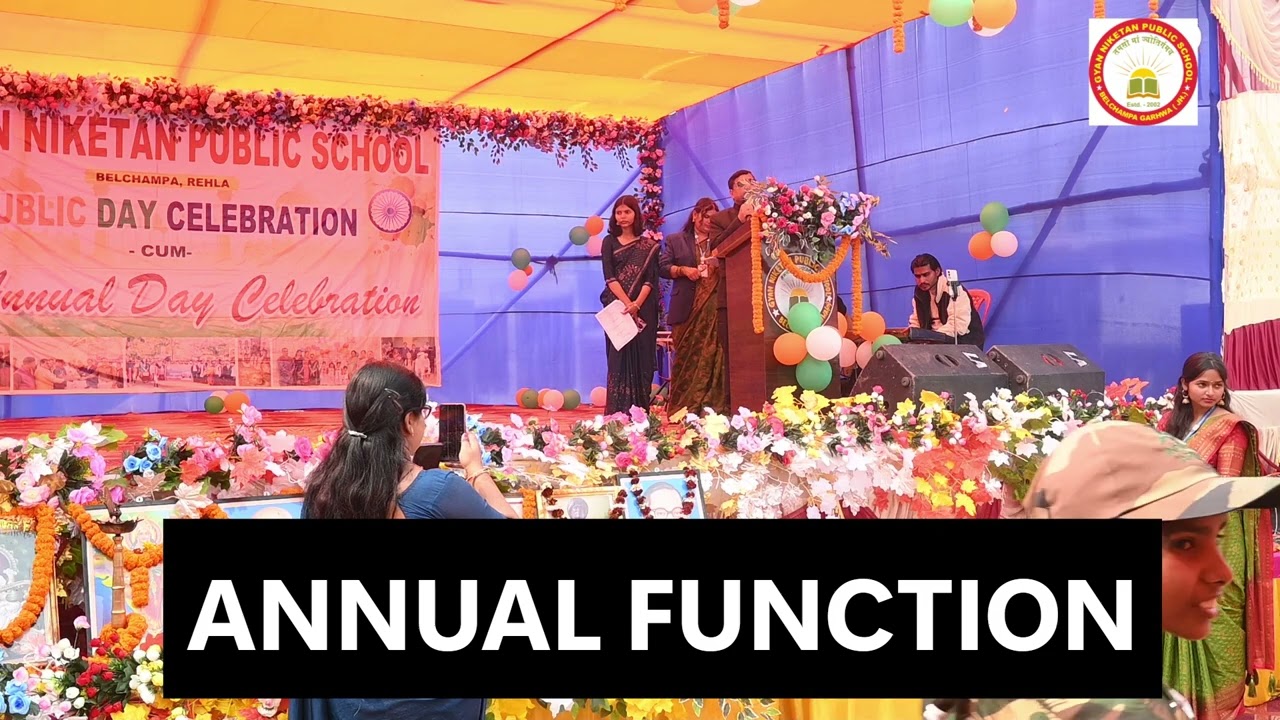 Speech by Guest Pashupati Nath Mishra,DDC Garhwa || Annual Function || Gyan Niketan Public School